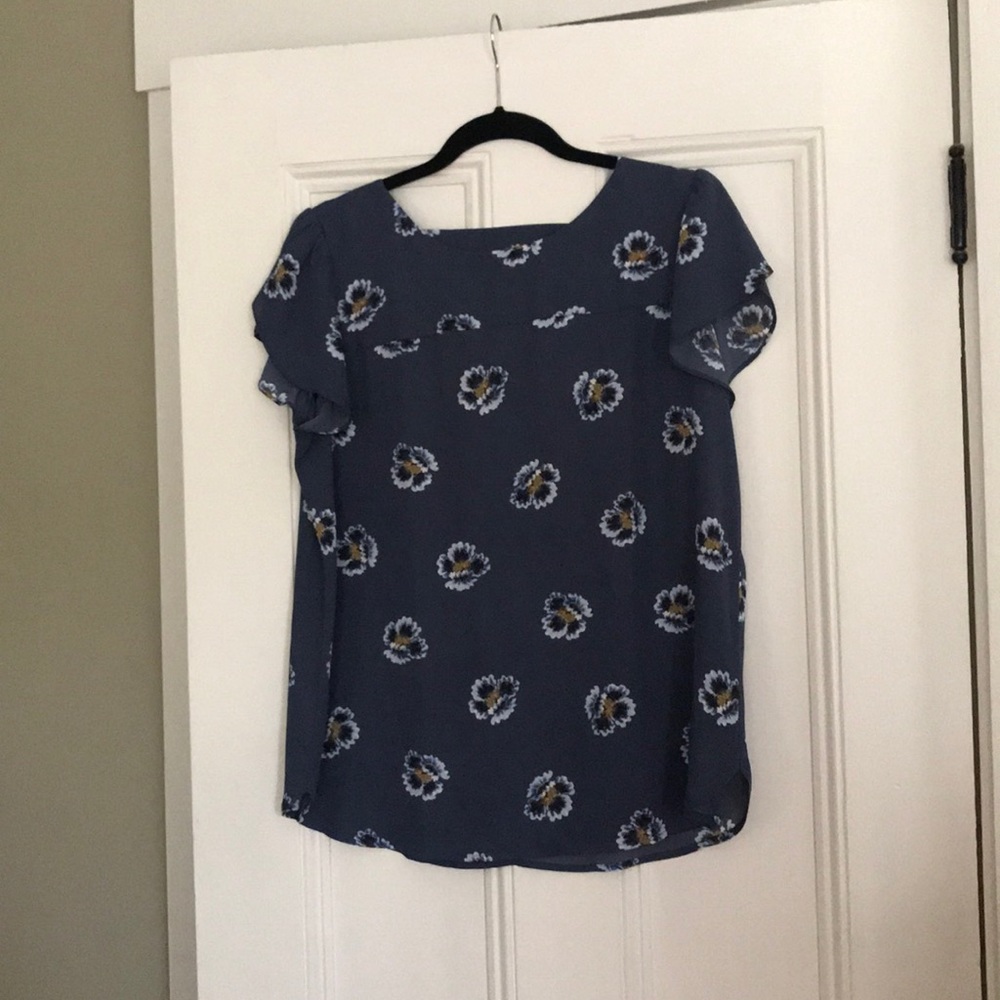Loft cross back top